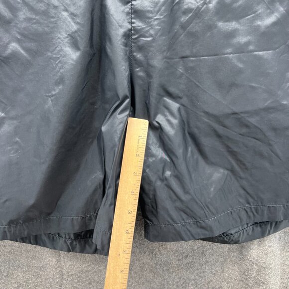 90s Nike Shorts Mens Large Black Swim Trunks Athletic Vintage Swoosh Nylon - Picture 4 of 11